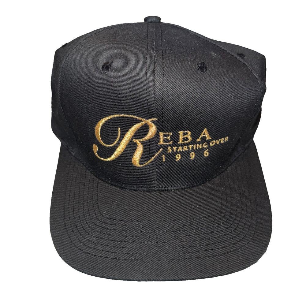 Vintage 1996 Reba Starting Offer Country Music Tour Spellout Snapback Hat OSFA